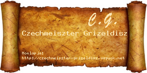 Czechmeiszter Grizeldisz névjegykártya